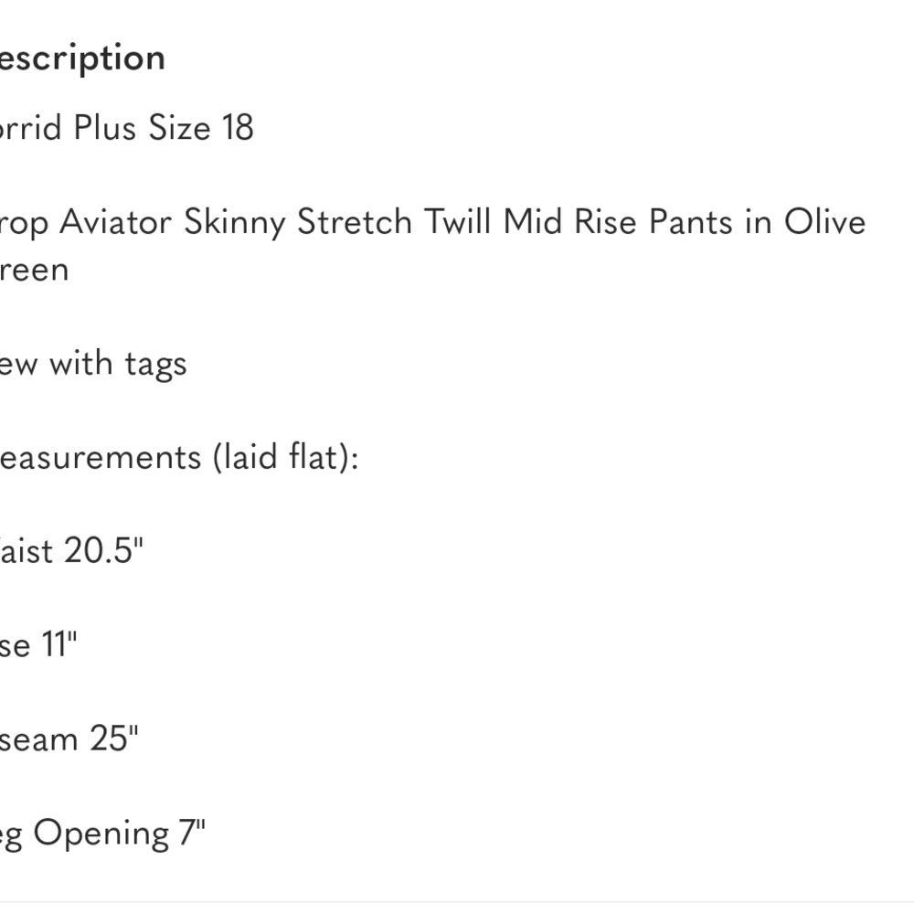 Olive Green Women's Cropped Pants - Picture 10 of 10